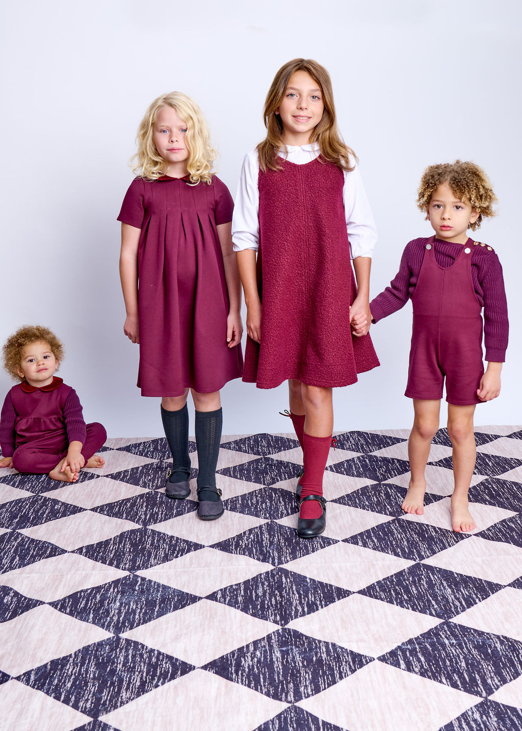 Baby Strap Overall - Grape