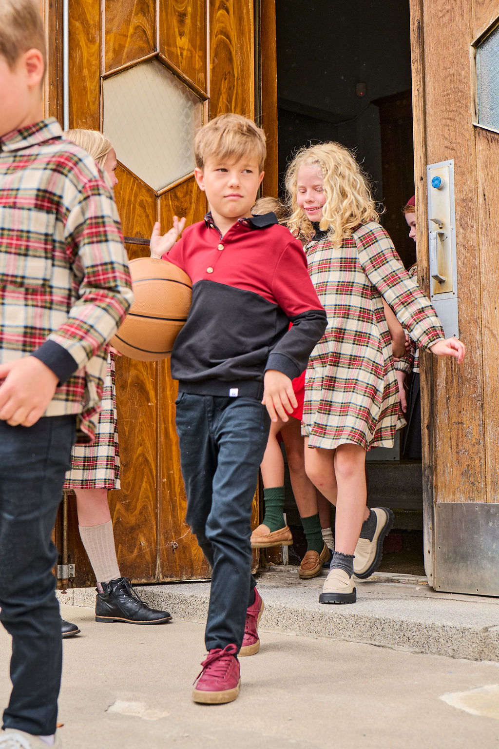 Bottom Combo Polo - Maroon