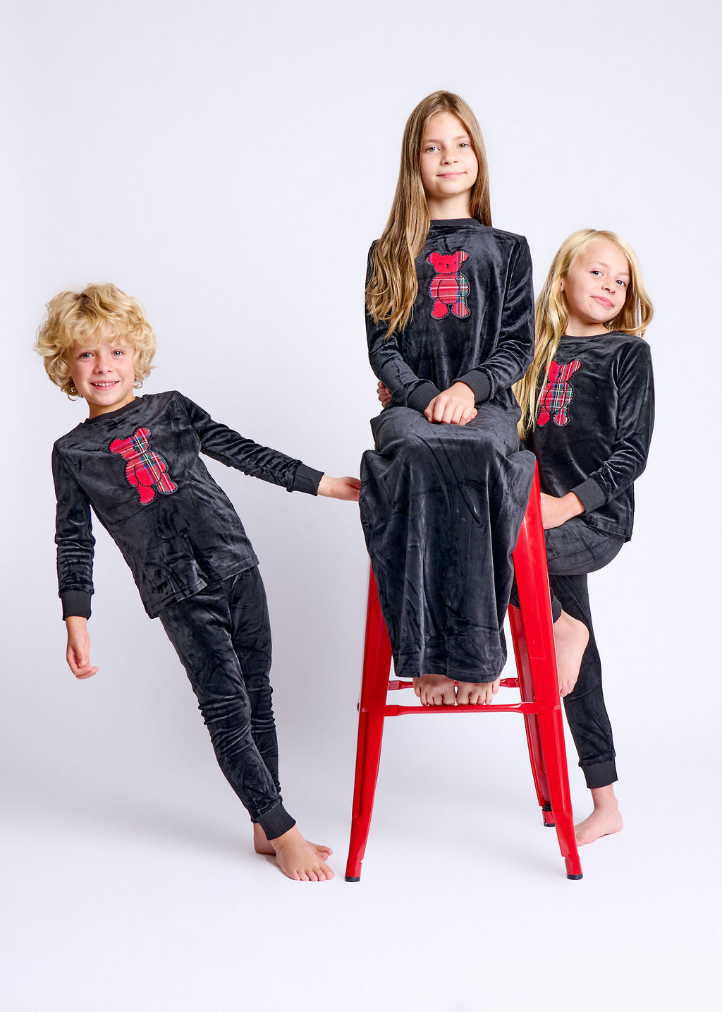 Plaid Bear Nightgown