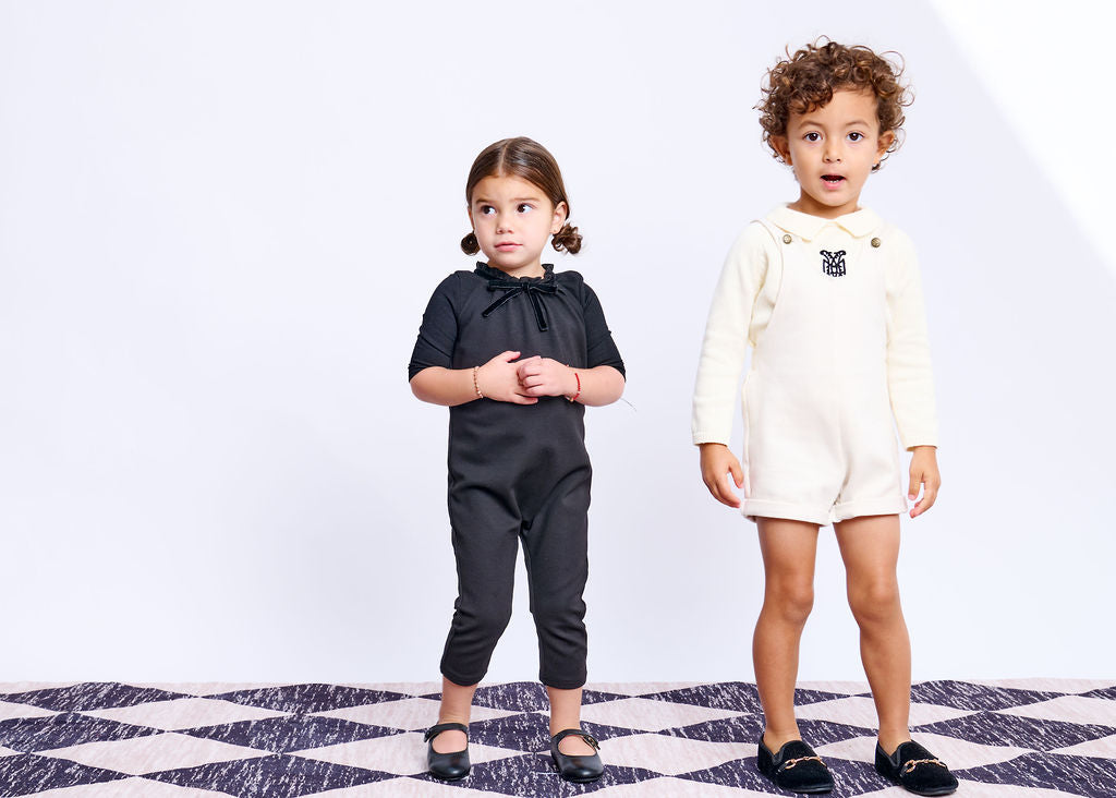 Baby Trim Bow Overall