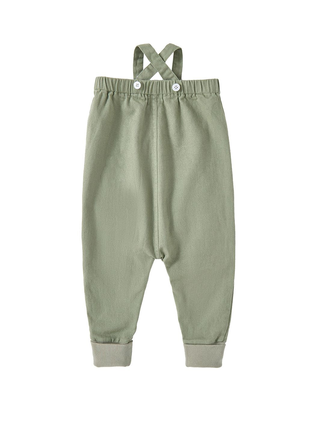 Twill Solid Overall - Pale Green