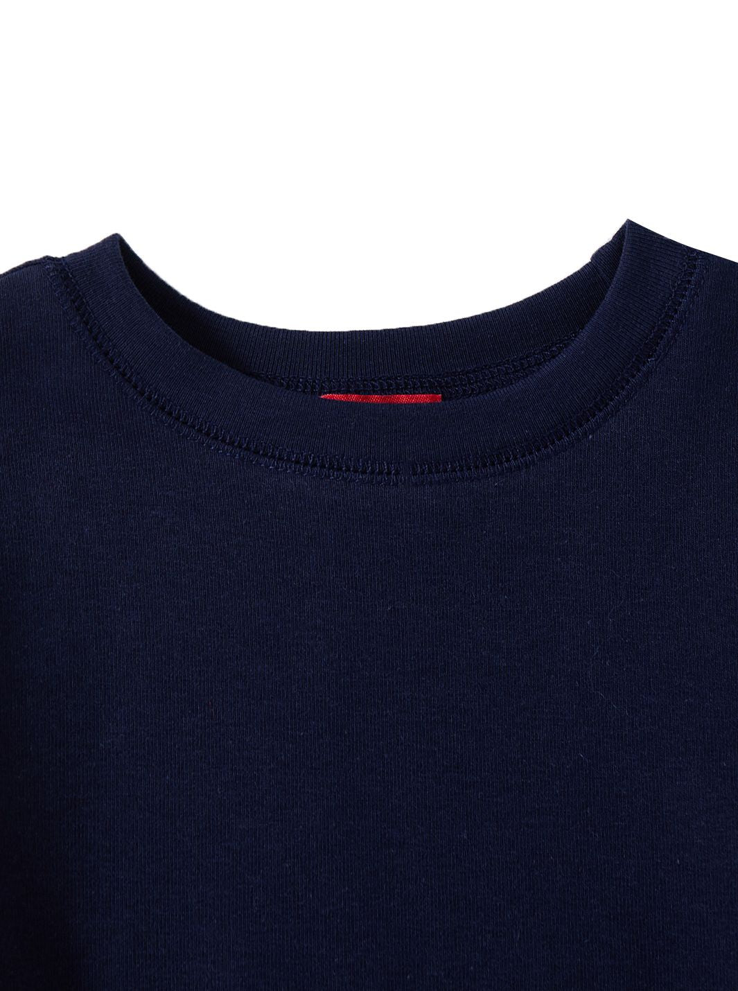 Emblem Long T-shirt - Navy