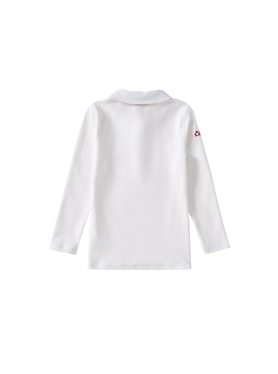 Emblem Collared T-shirt - Ivory