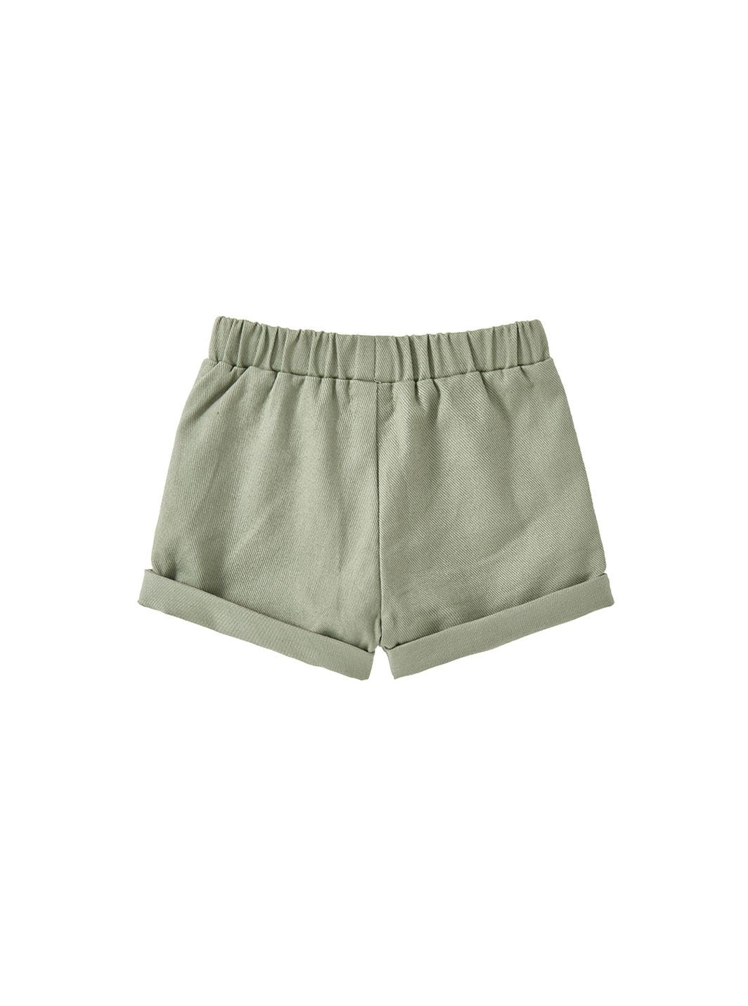 Twill Solid Short Pants