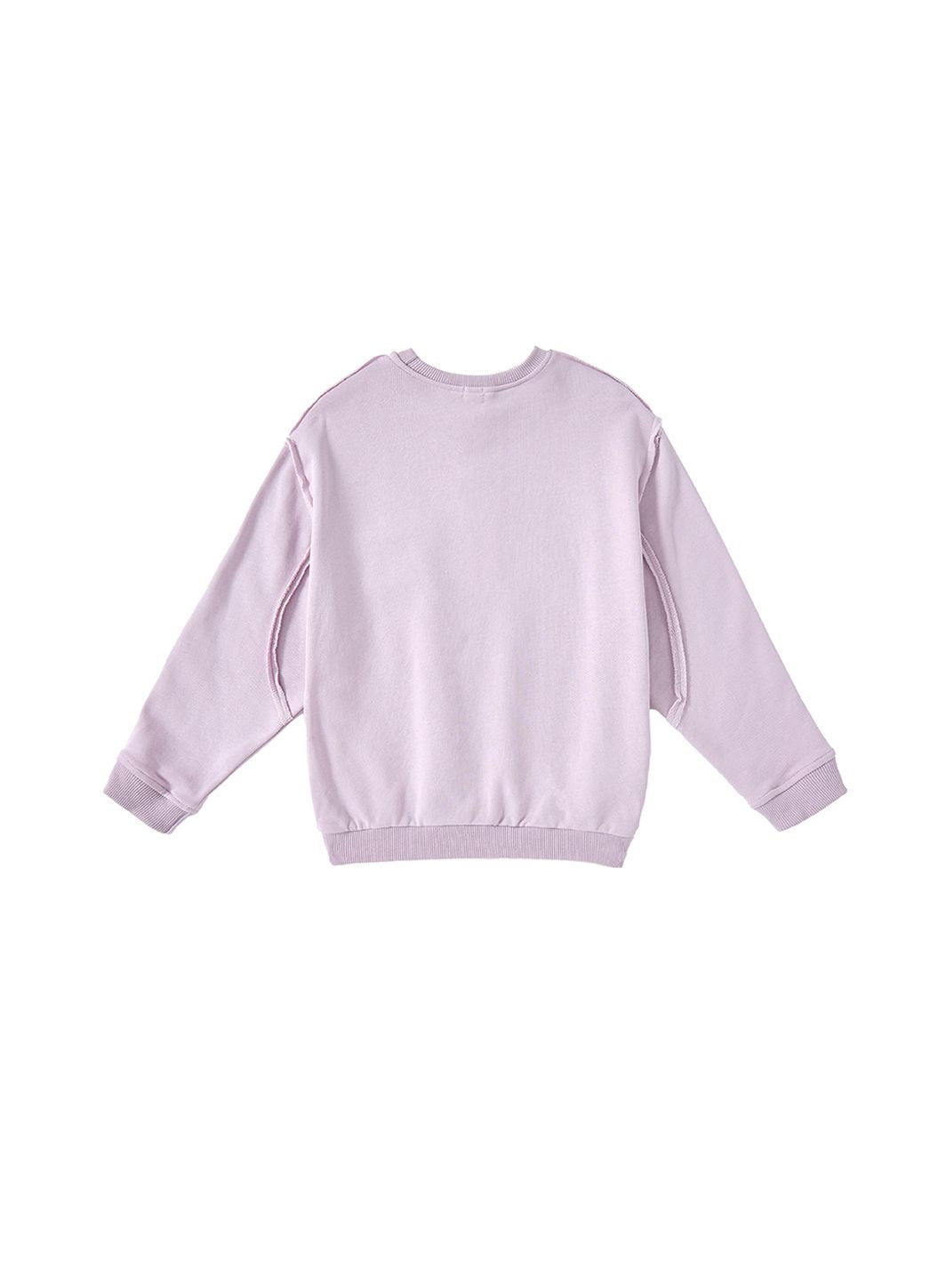 Pocket Bird Print Top - Pale Purple