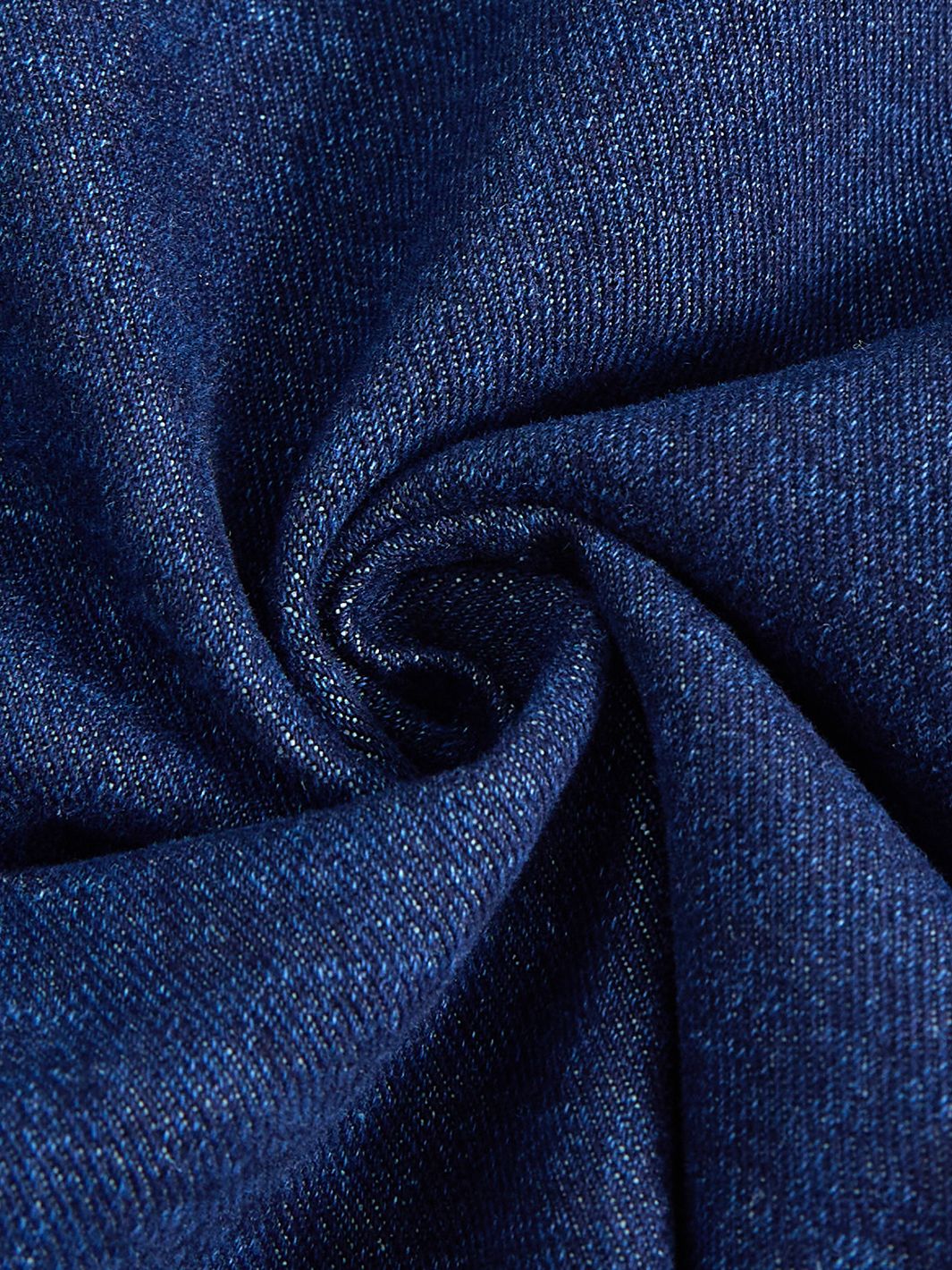 Denim Thick Topstitch Jumper - Dk. Blue