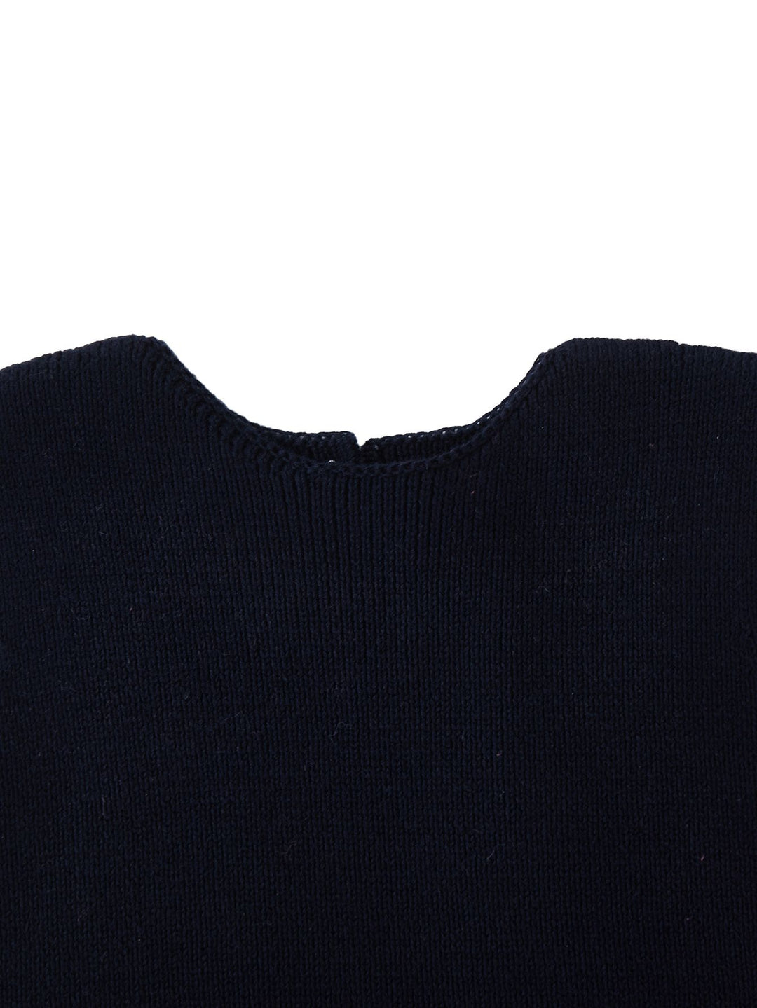 Knit Bow Vest - Deep Navy