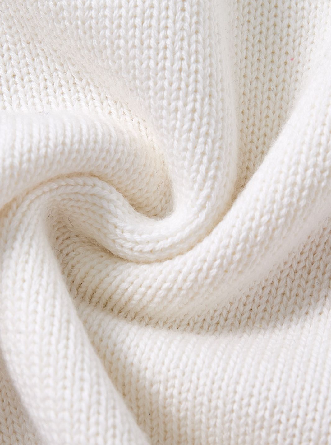 Emblem Cardigan Sweater - Off White