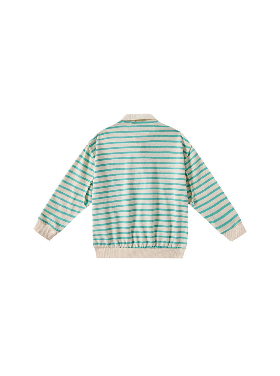 Classic Striped Polo - Teal