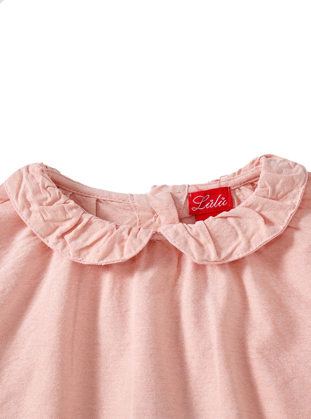 Orange Gathered Shirt