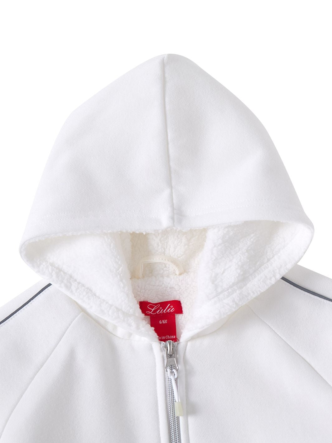 Fleece Hoody - White